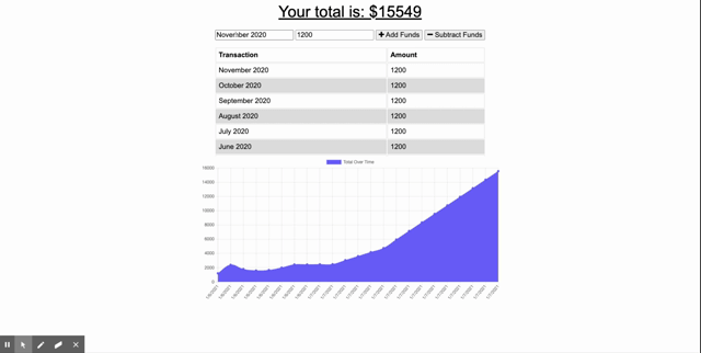 preview of Budget Tracker