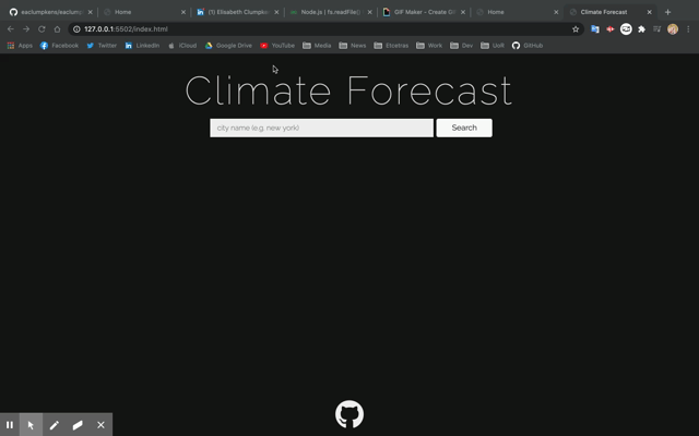 preview of Weather App